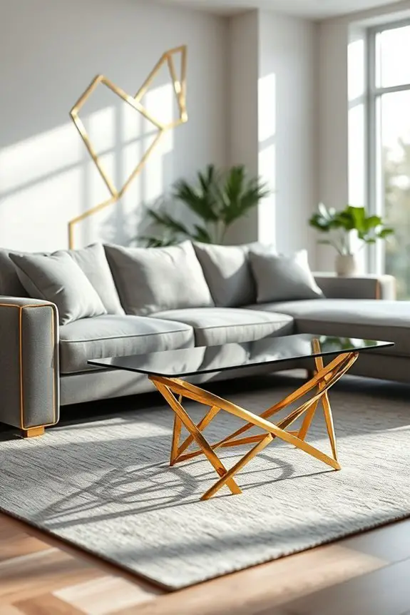golden tape furniture accents