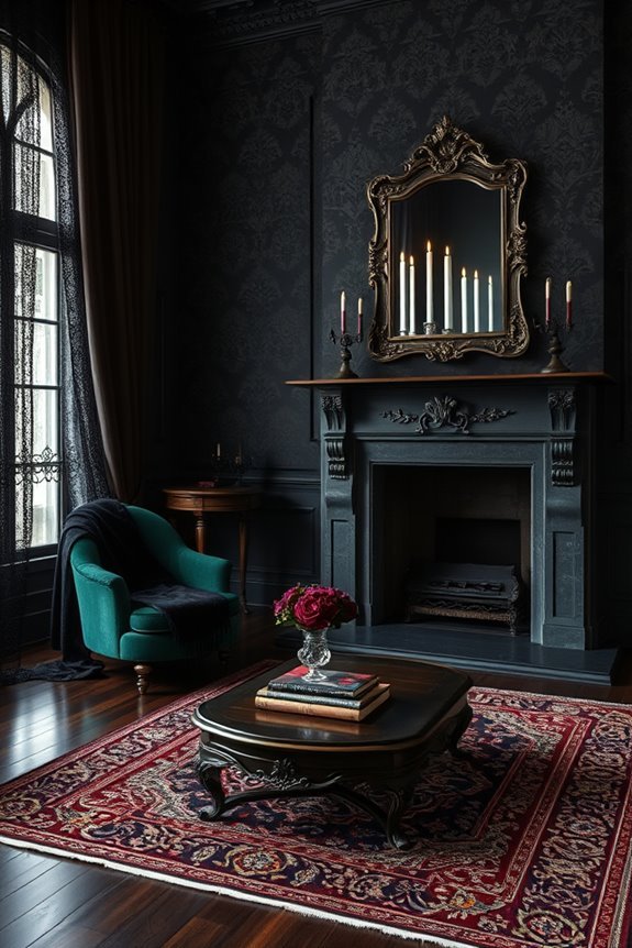 gothic elegance through decor