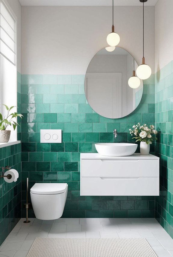 gradient green tile focality