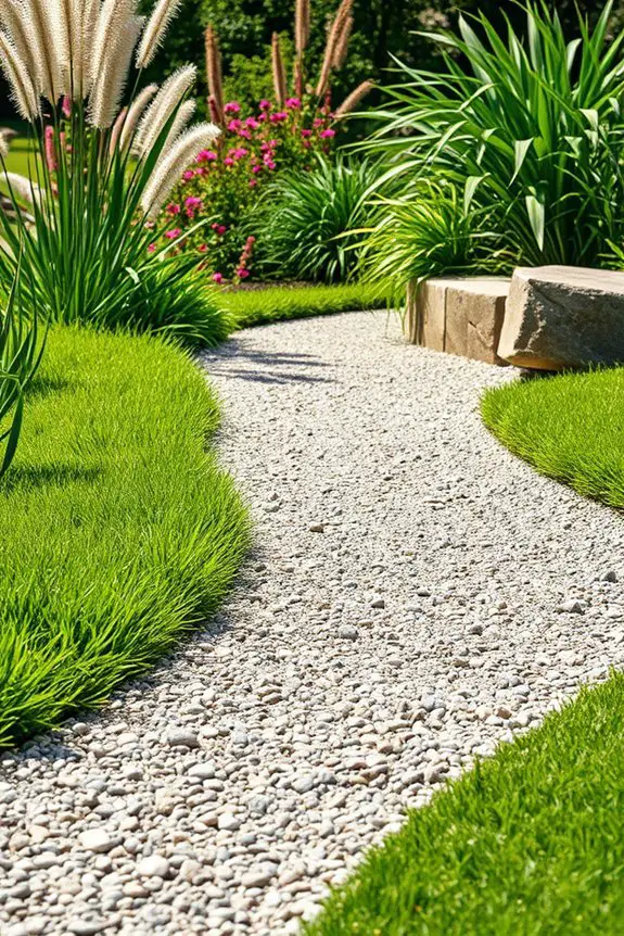 gravel edging for gardens
