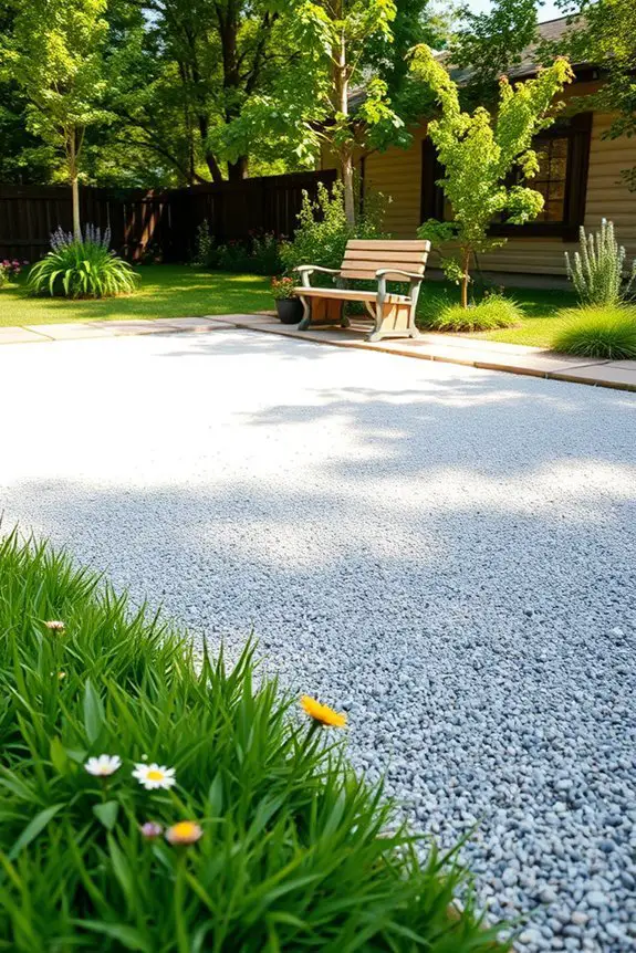 gravel patio base preparation