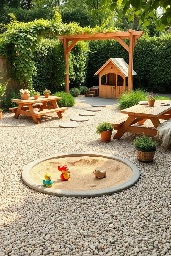 gravel play area design
