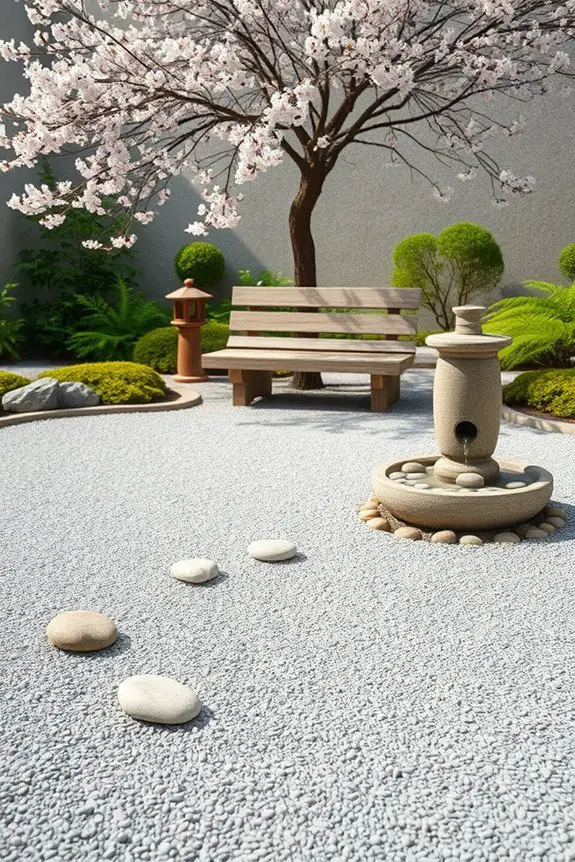 gravel zen garden creation