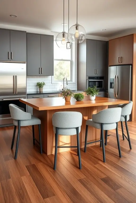 gray and brown elegance