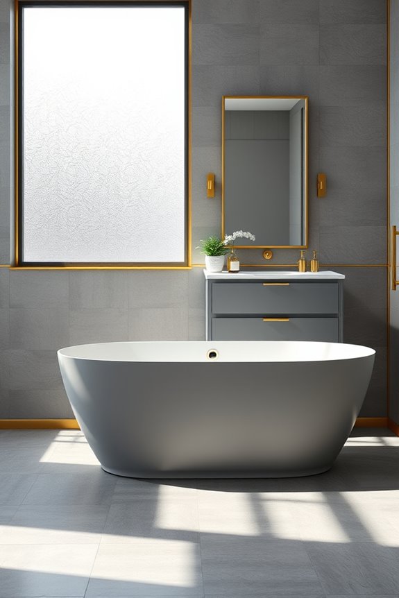 gray and gold elegance