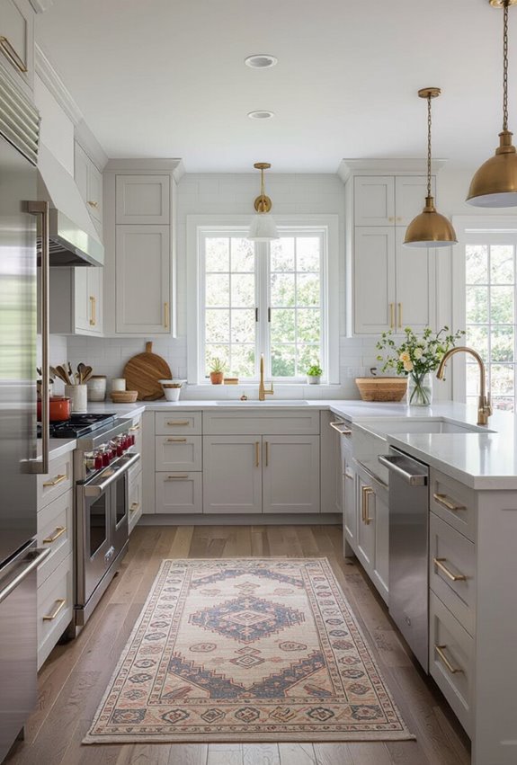 gray floors define zones