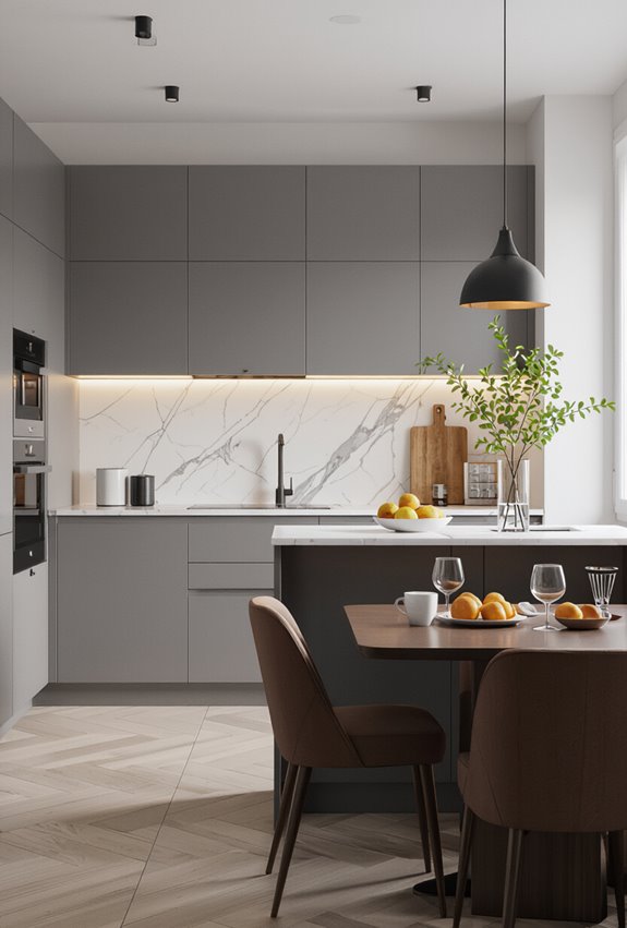 gray to brown cohesive transition