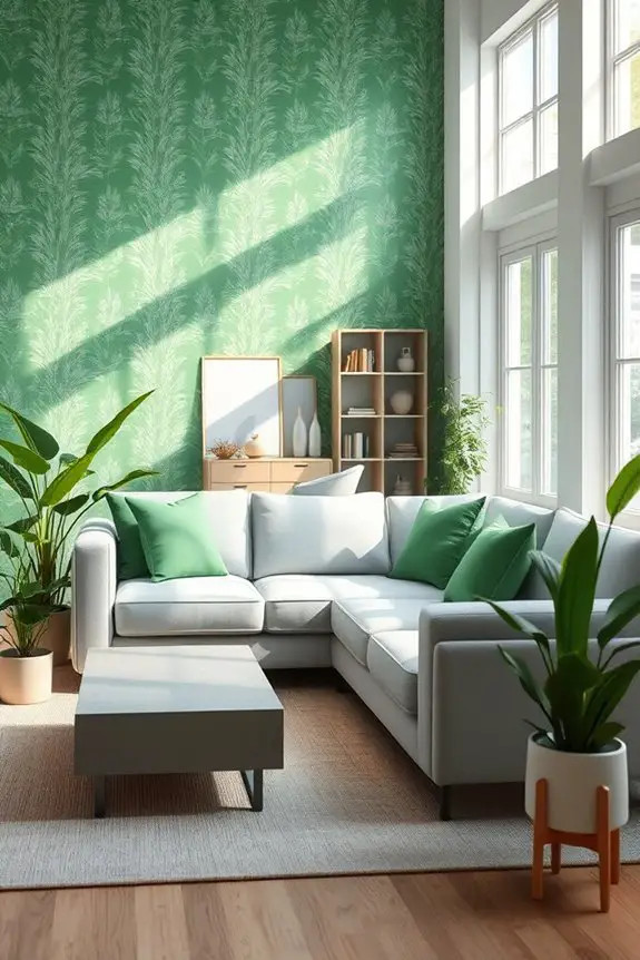 green and gray harmony