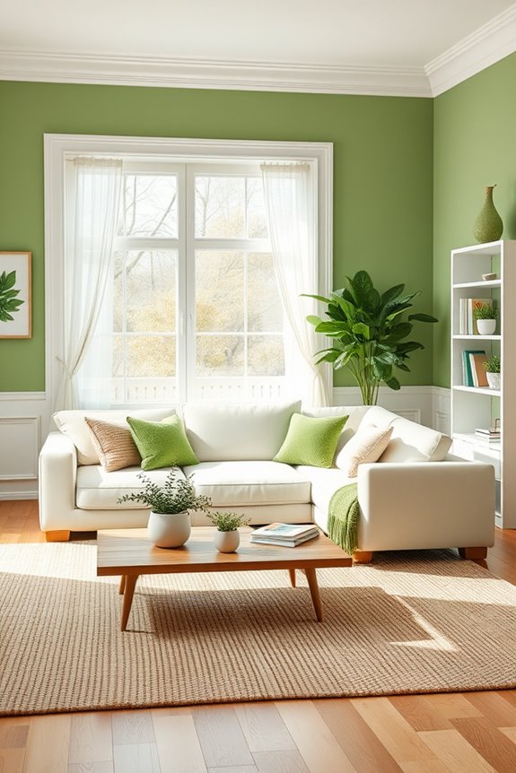 green and white harmony