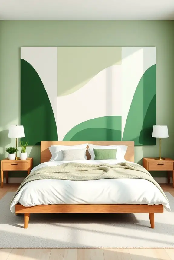 green color block sophistication