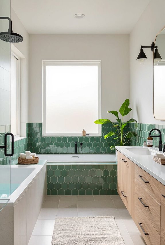 green hex tile zoning