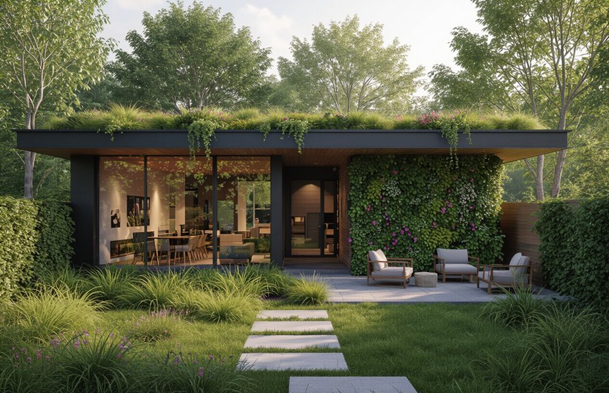 green roofs and vertical gardens