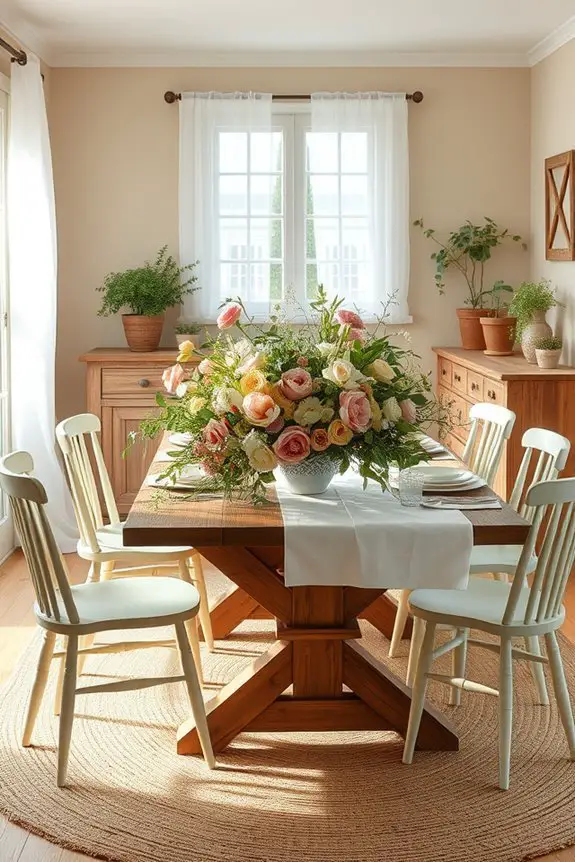 greenery and floral charm