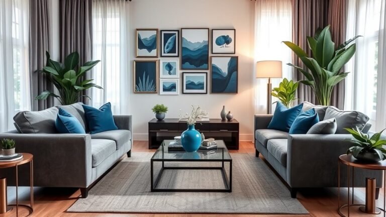 grey and blue decor ideas