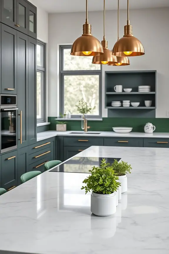grey and green harmony