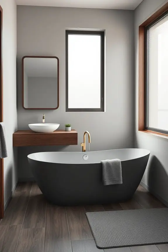 grey and wood elegance