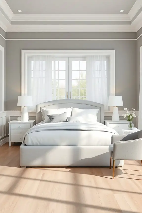 grey walls white trim