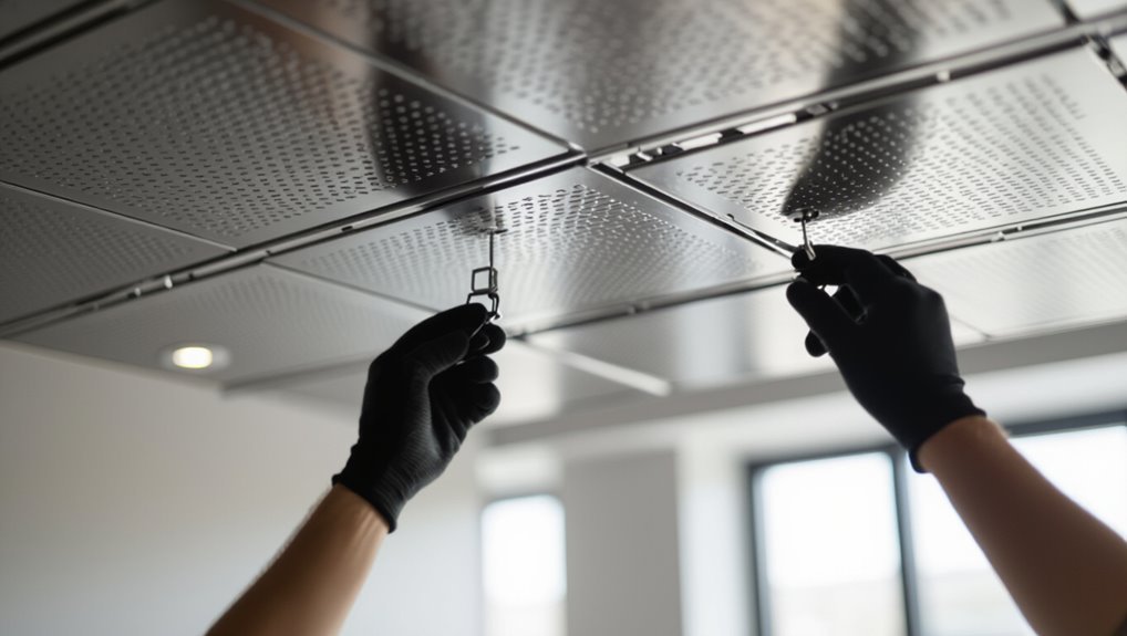 gridless ceiling panel systems