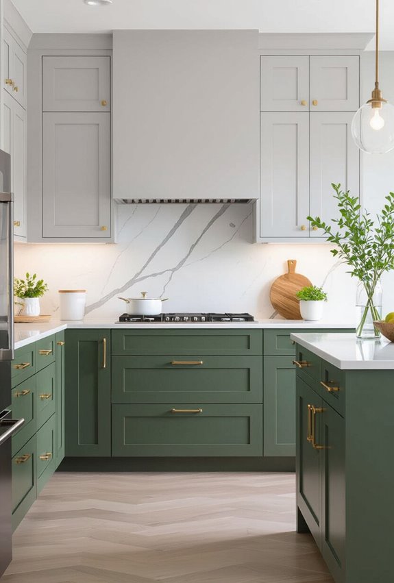 grounded green airy grey