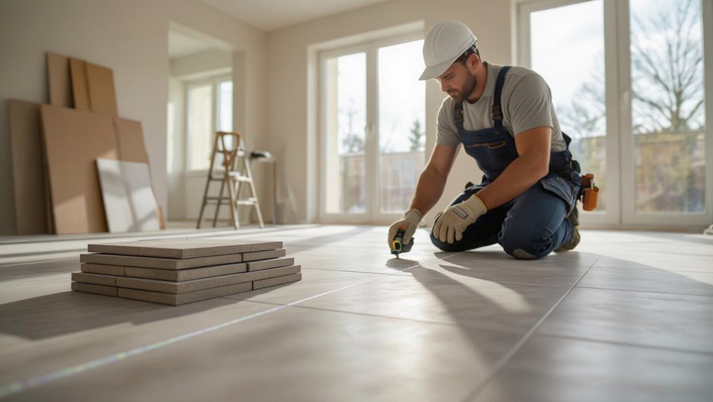 grout lines and tile orientation