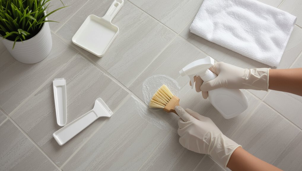 grout safe cleaning techniques advised