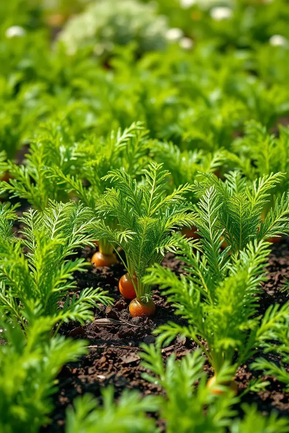 growing vibrant delicious carrots
