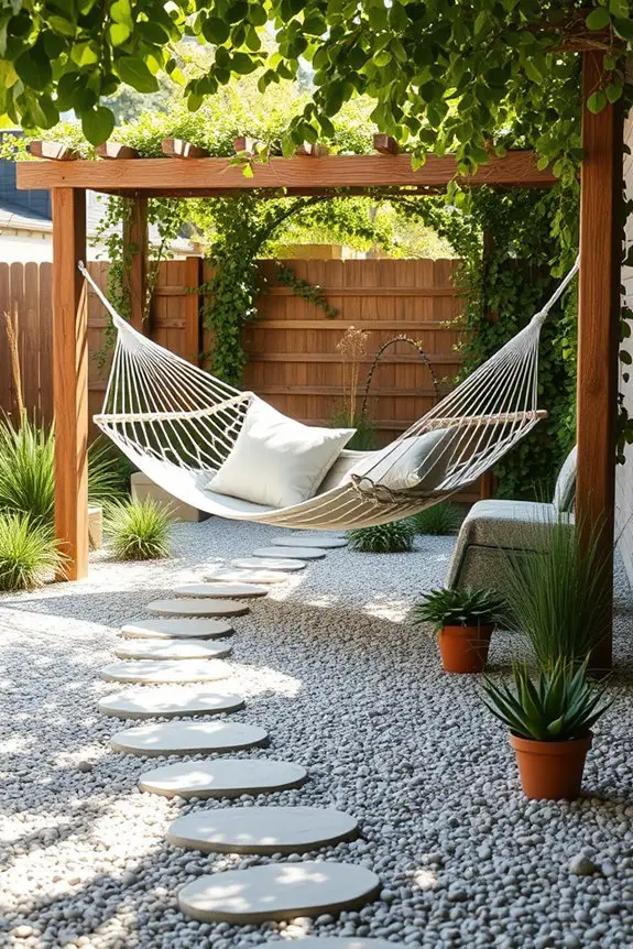 hammock installation for relaxation