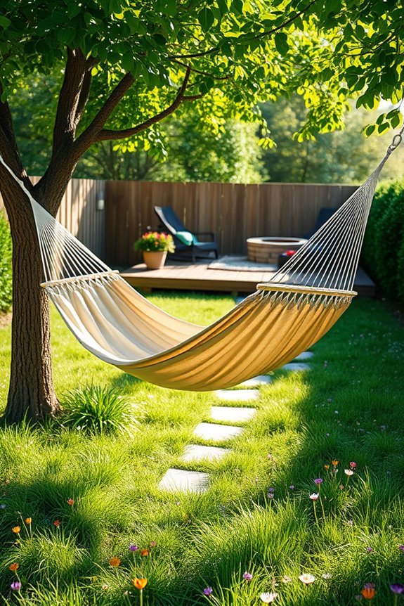 hammock installation for relaxation