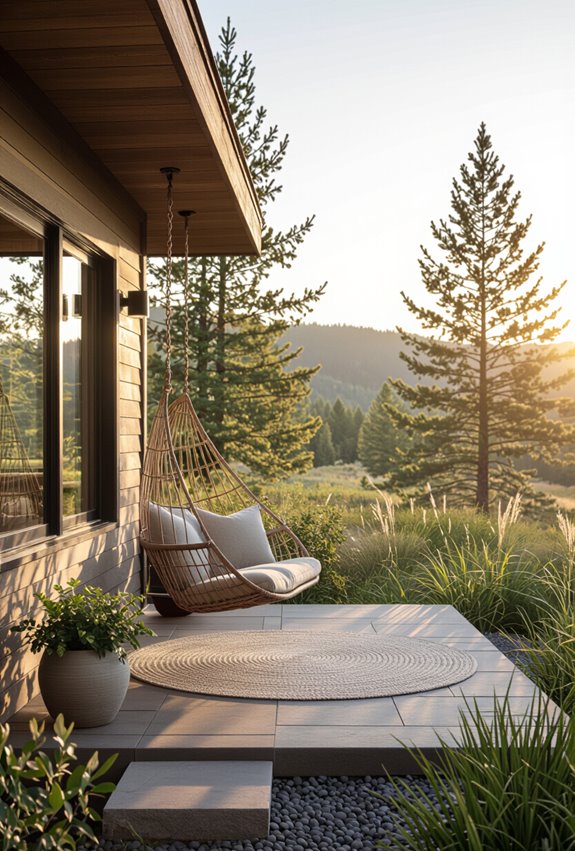 hammock nook with lighting