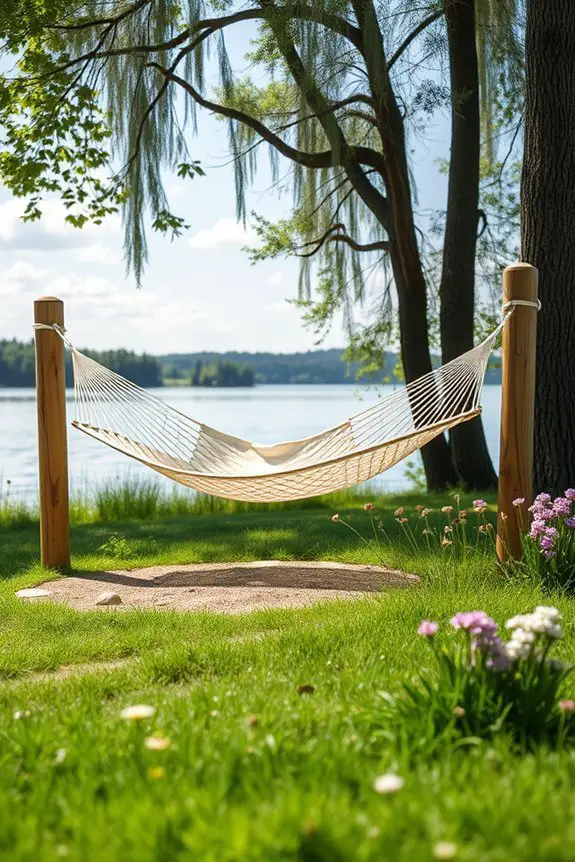 hammocks for lakeside relaxation
