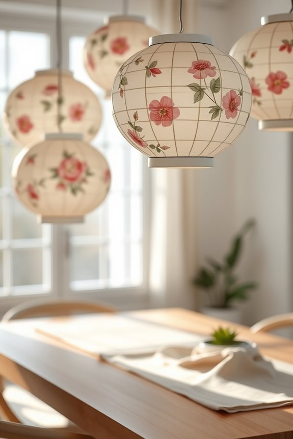 hand painted decorative lanterns