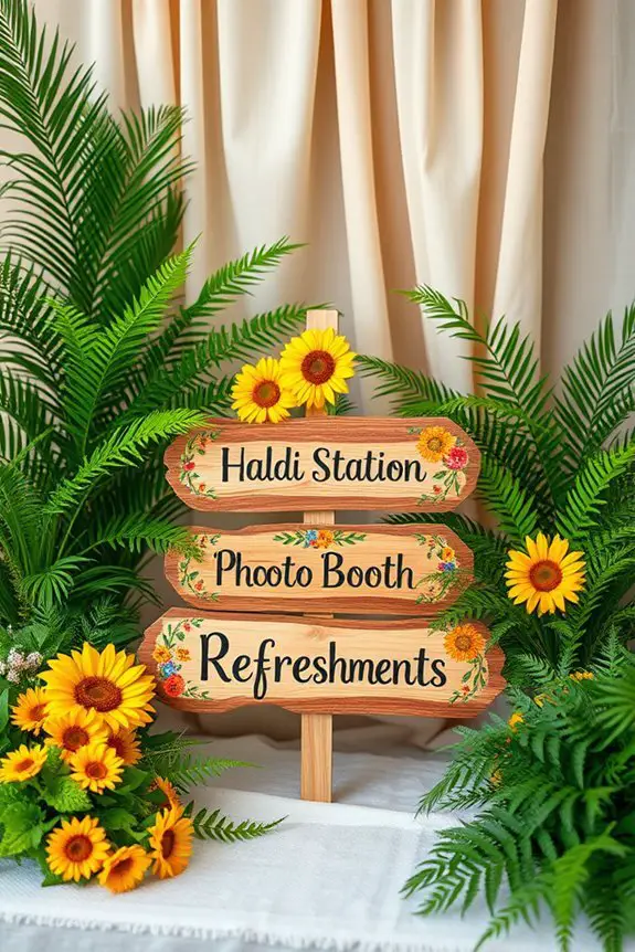 hand painted personalized signage