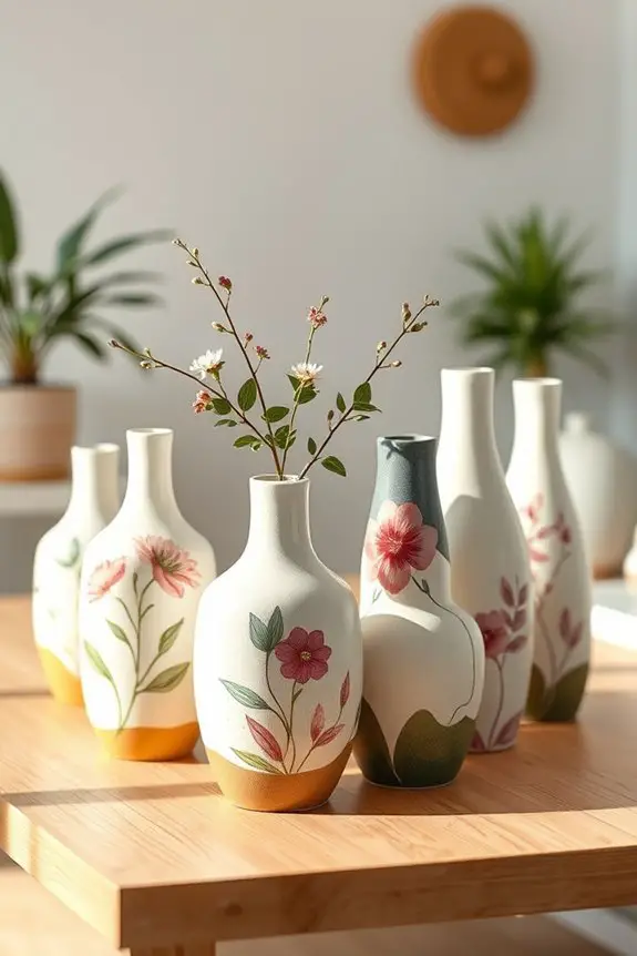 hand painted vase customization ideas