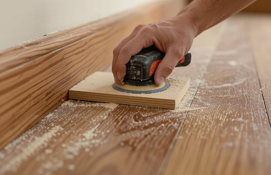 hand sanding tight spaces effectively