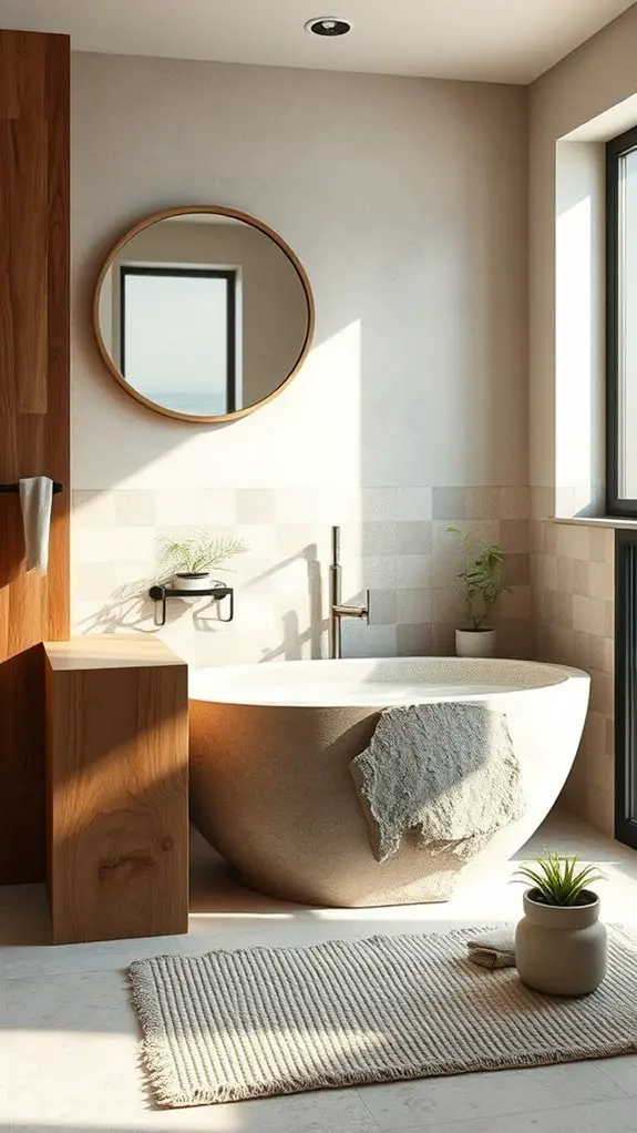 handcrafted bathroom design elements