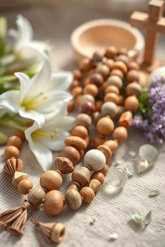handcrafted beads for reflection