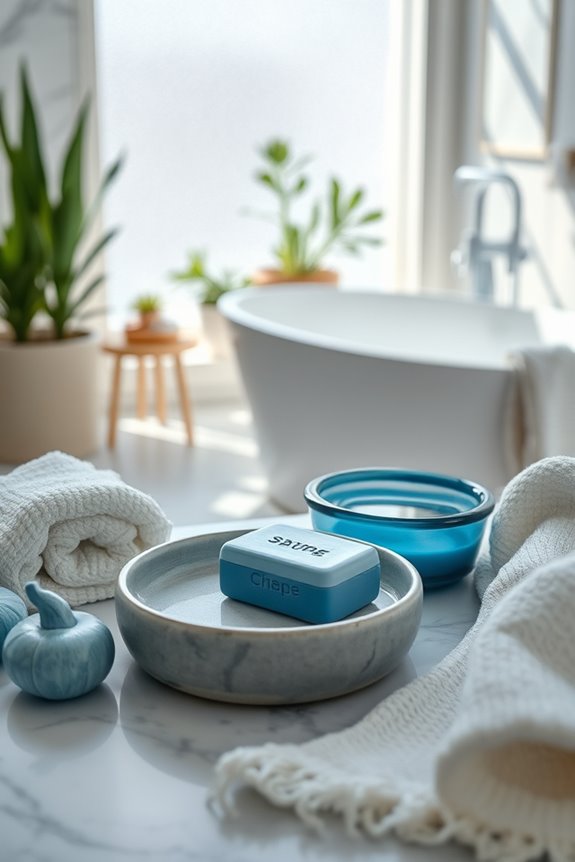 handcrafted soap dish elegance