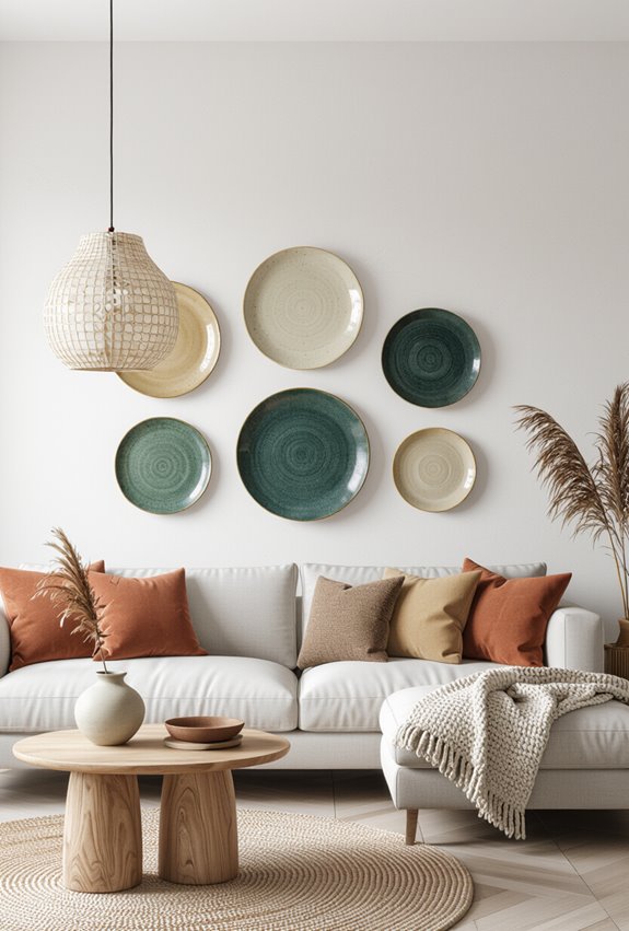 handcrafted tactile ceramic wallscape