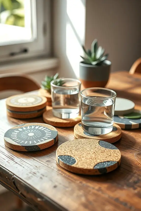 handmade coasters for style