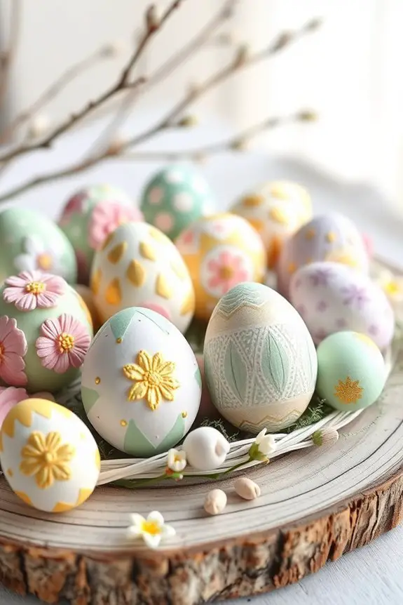handmade easter egg ornaments