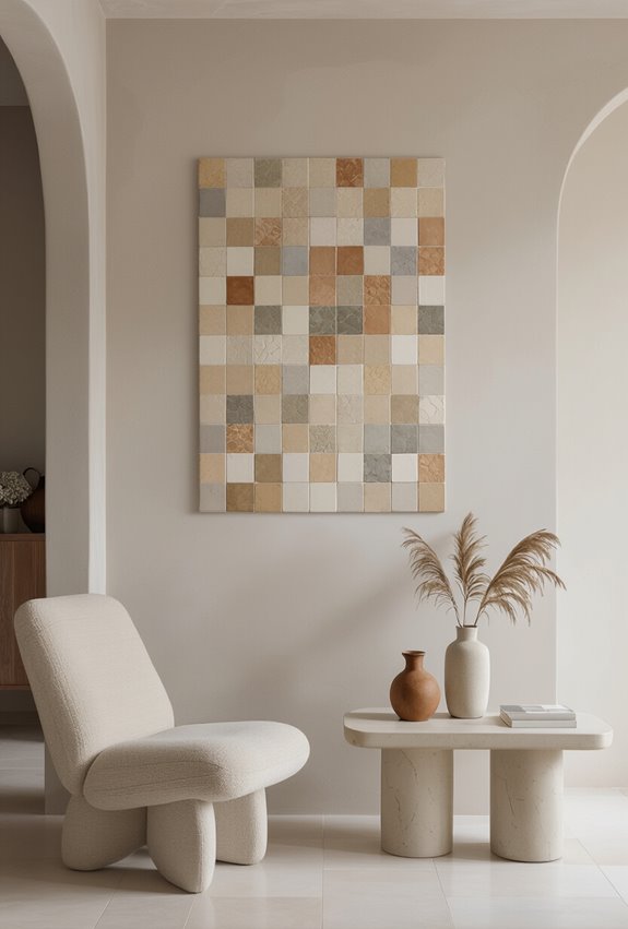 handmade tiled mosaic wallart