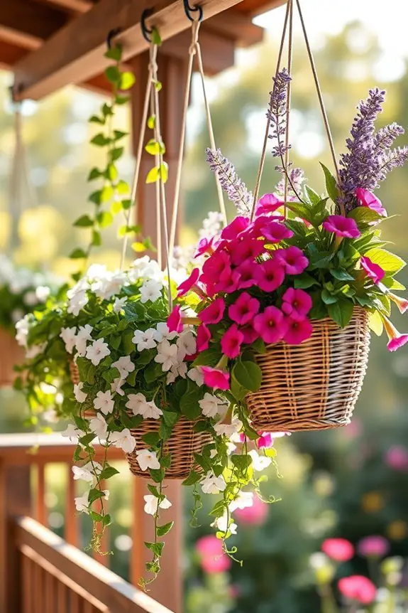 hanging basket garden displays