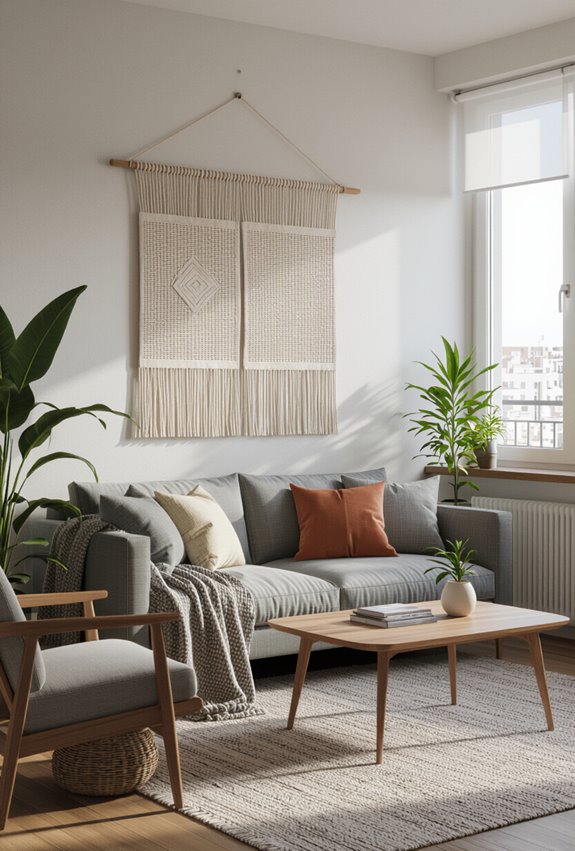hanging decorative lightweight wall divider