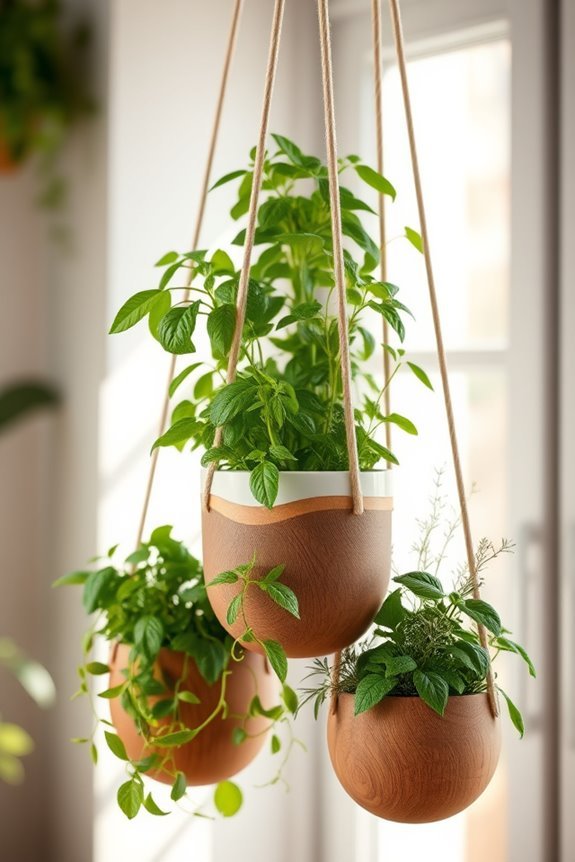 hanging herb garden benefits