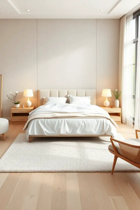 harmonious bedroom energy flow