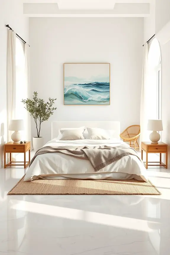 harmonious greek bedroom elements