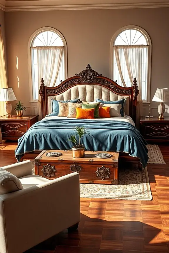 harmonious warm color combinations