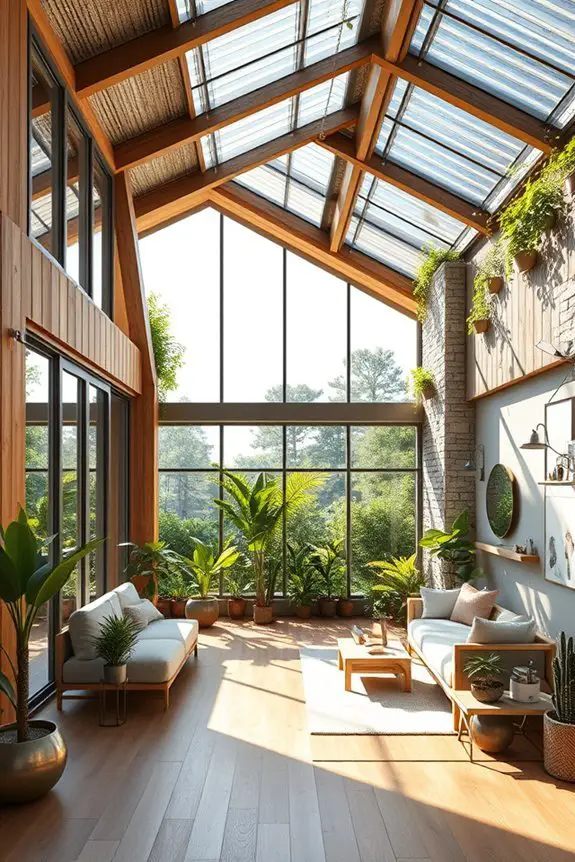 harnessing passive solar techniques