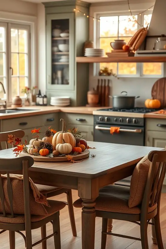 harvest themed kitchen decor