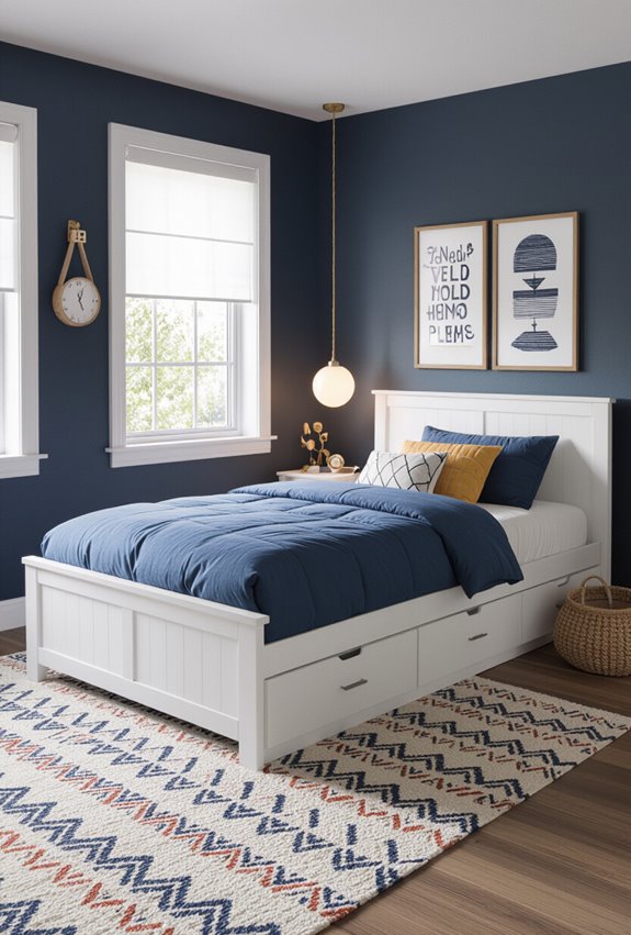headboard storage for kids